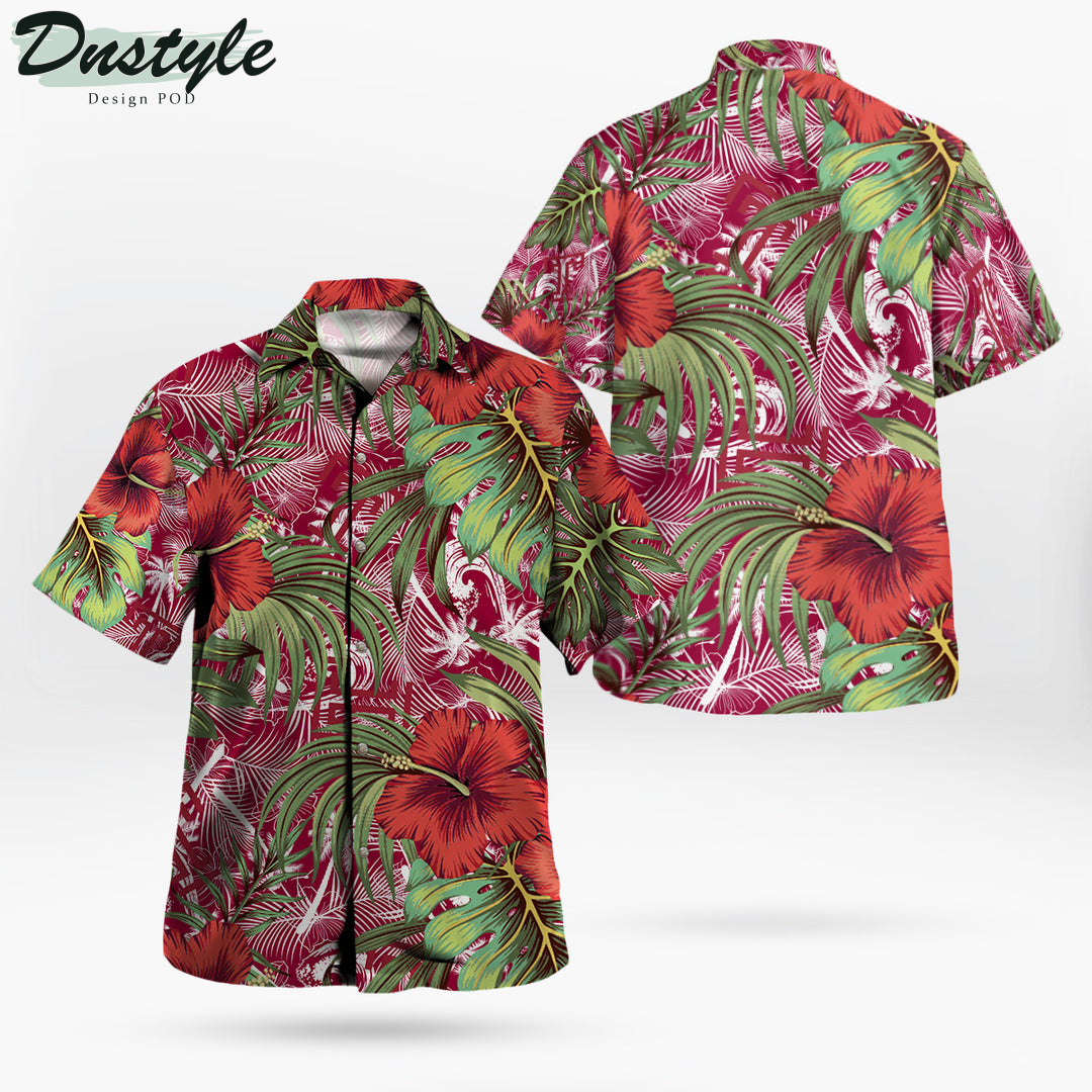 Temple Owls Hibiscus Tropical Hawaii Shirt
