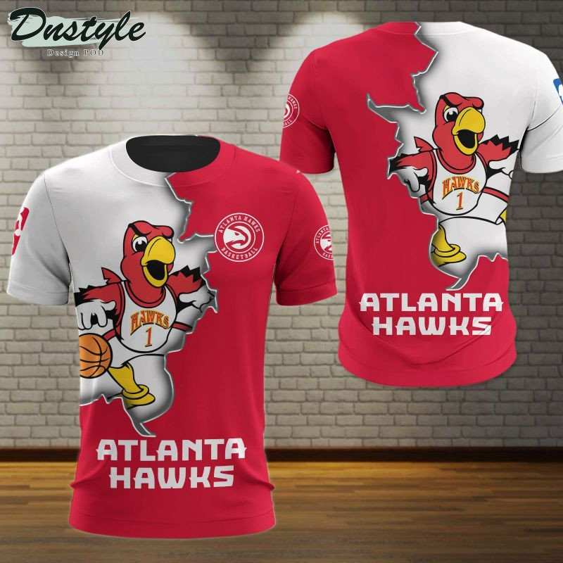 Atlanta Hawks NBA 3d Hoodie