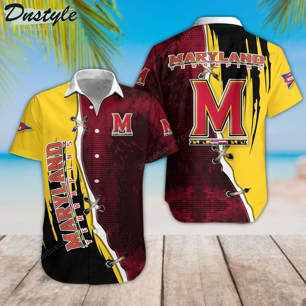 Maryland Terrapins Football Hawaiian Shirt