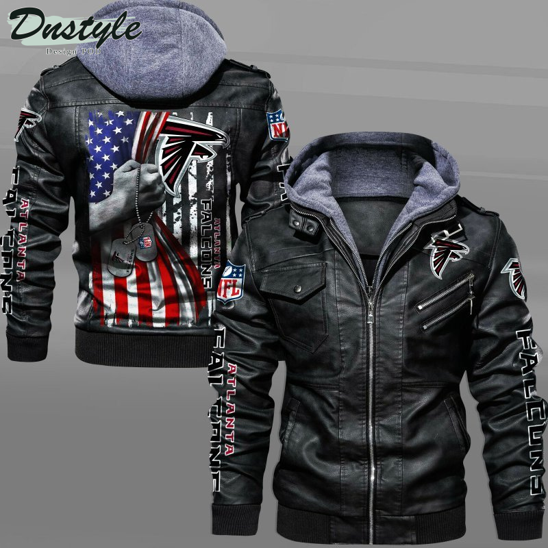 Atlanta Falcons Independence Day Leather Jacket