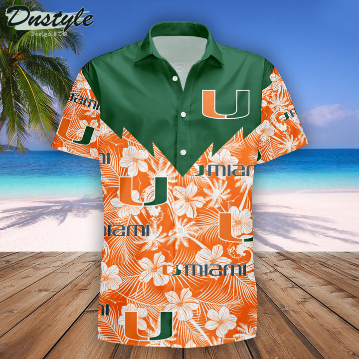 Miami Hurricanes NCAA Hawaiian Shirt