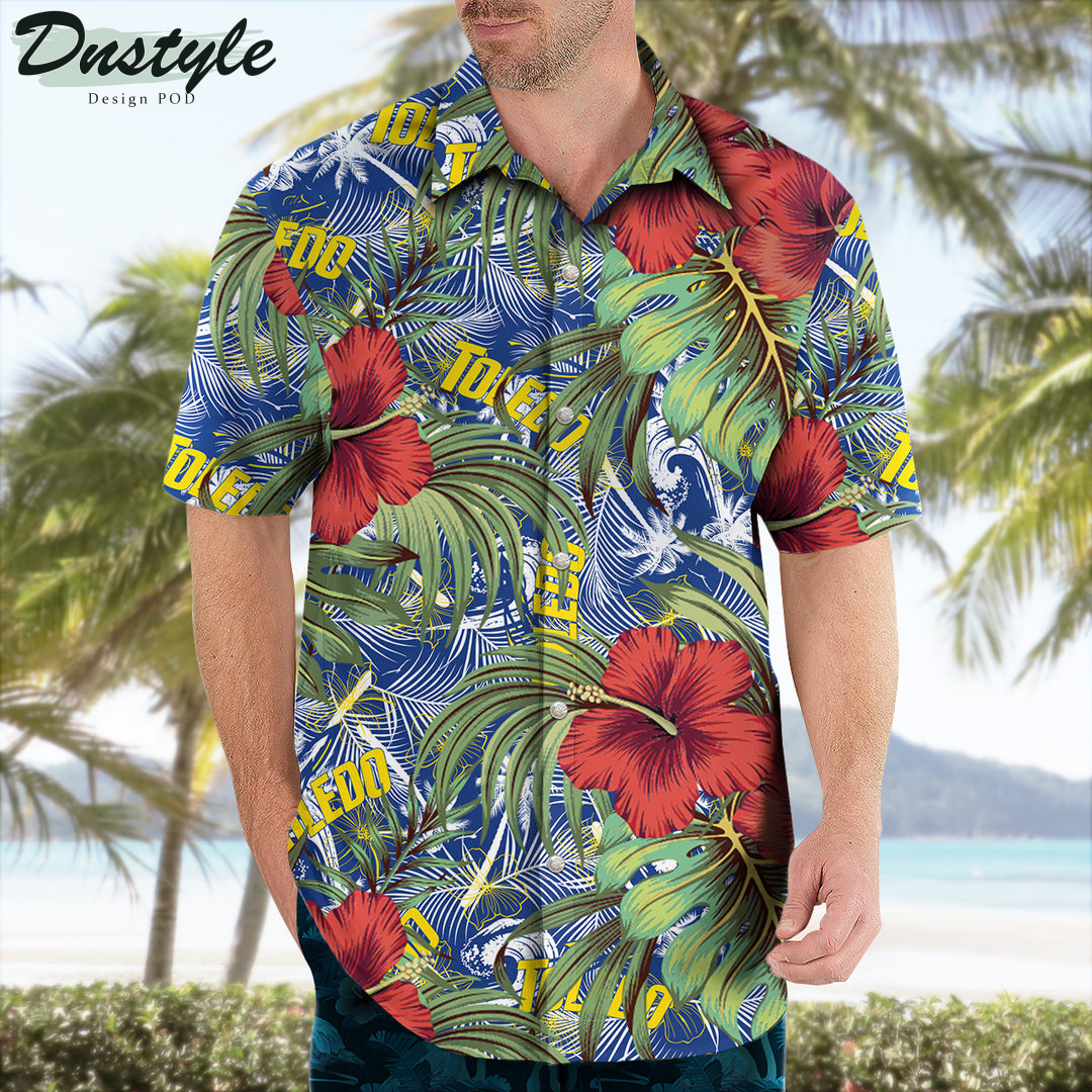 Toledo Rockets Hibiscus Tropical Hawaii Shirt