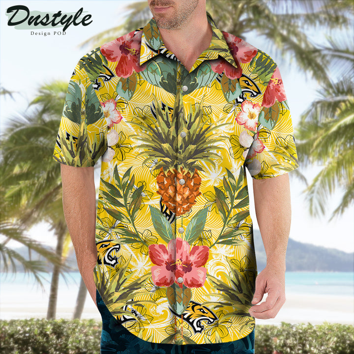 Towson Tigers Pineapple Tropical Hawaiian Shirt