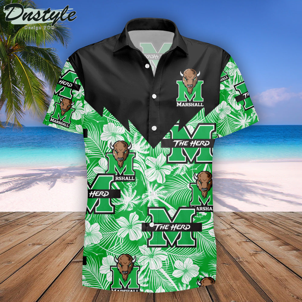 Marshall Thundering Herd Tropical Seamless NCAA Hawaii Shirt