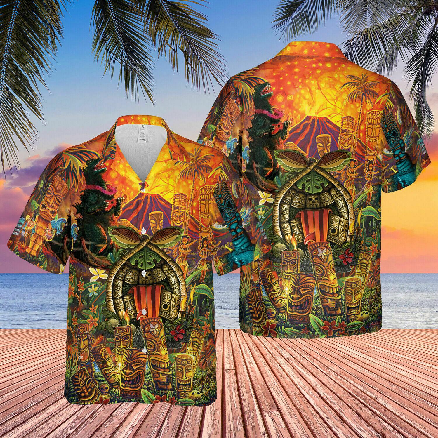 Wakaka Aloha Tiki Funny Unisex Hawaiian Shirt