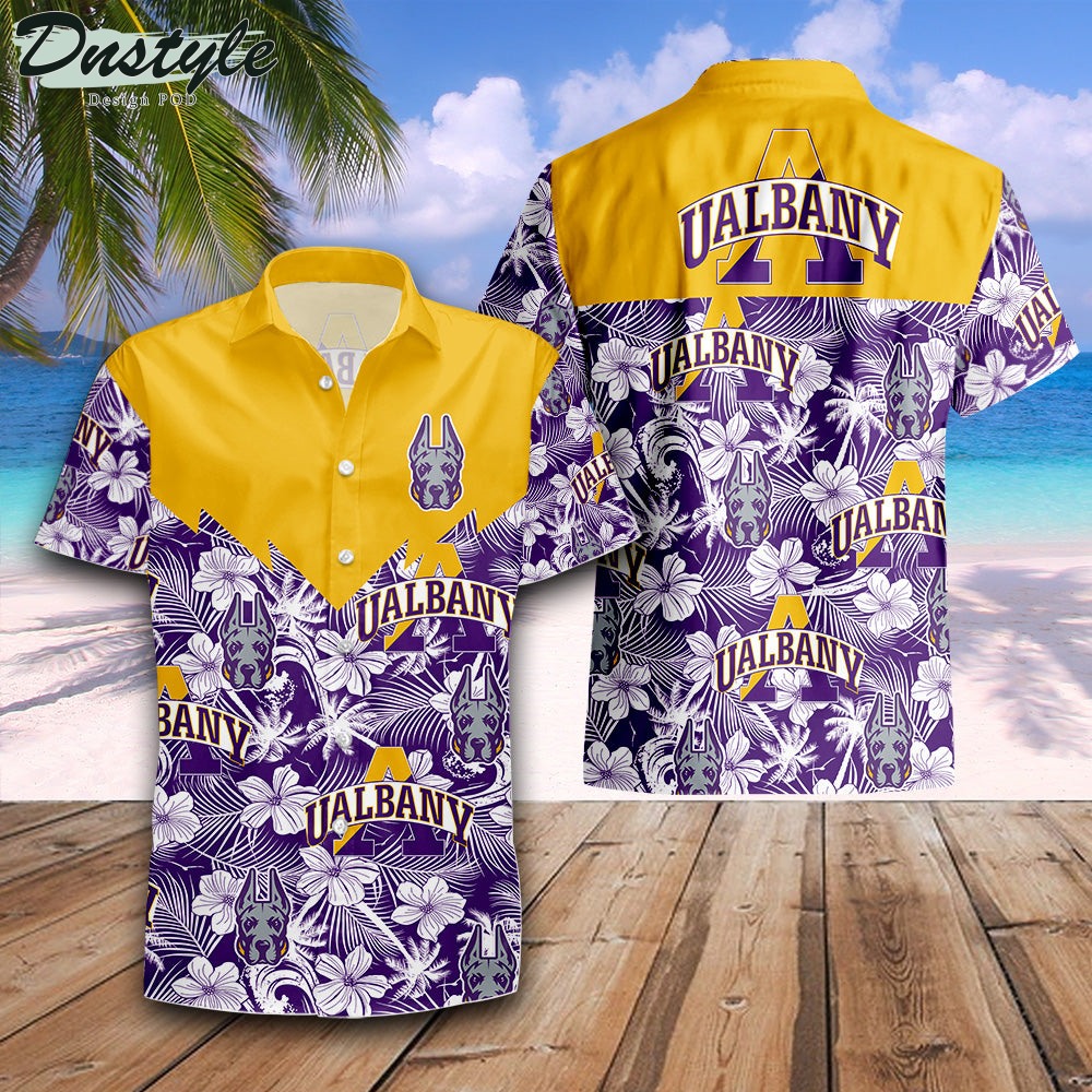 Albany Great Danes Tropical Seamless NCAA Hawaii Shirt
