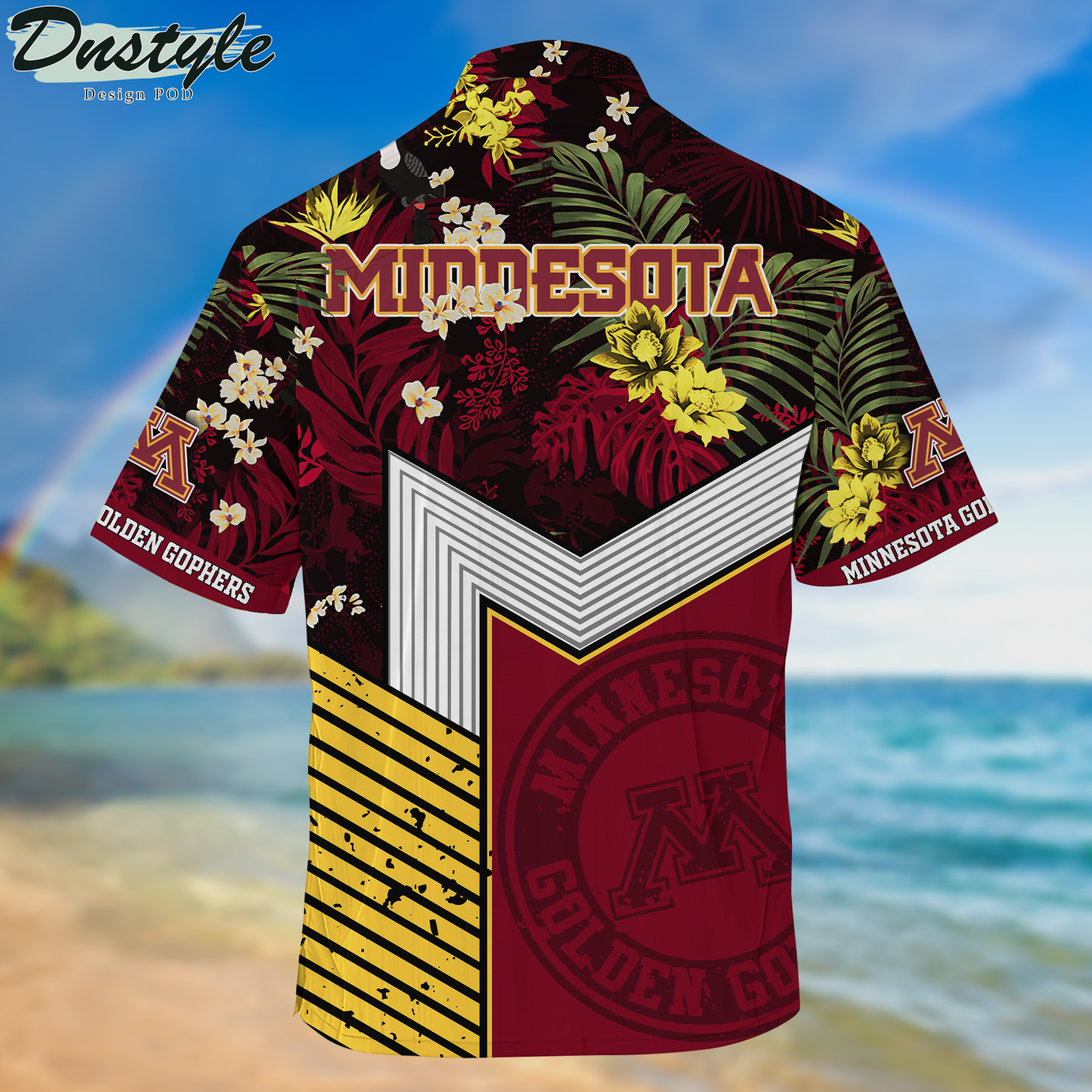 Minnesota Golden Gophers Hawaii Shirt And Shorts New Collection