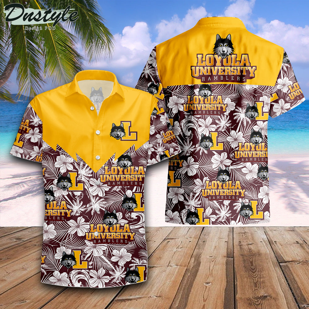Loyola Maryland Greyhounds Tropical Seamless NCAA Hawaii Shirt