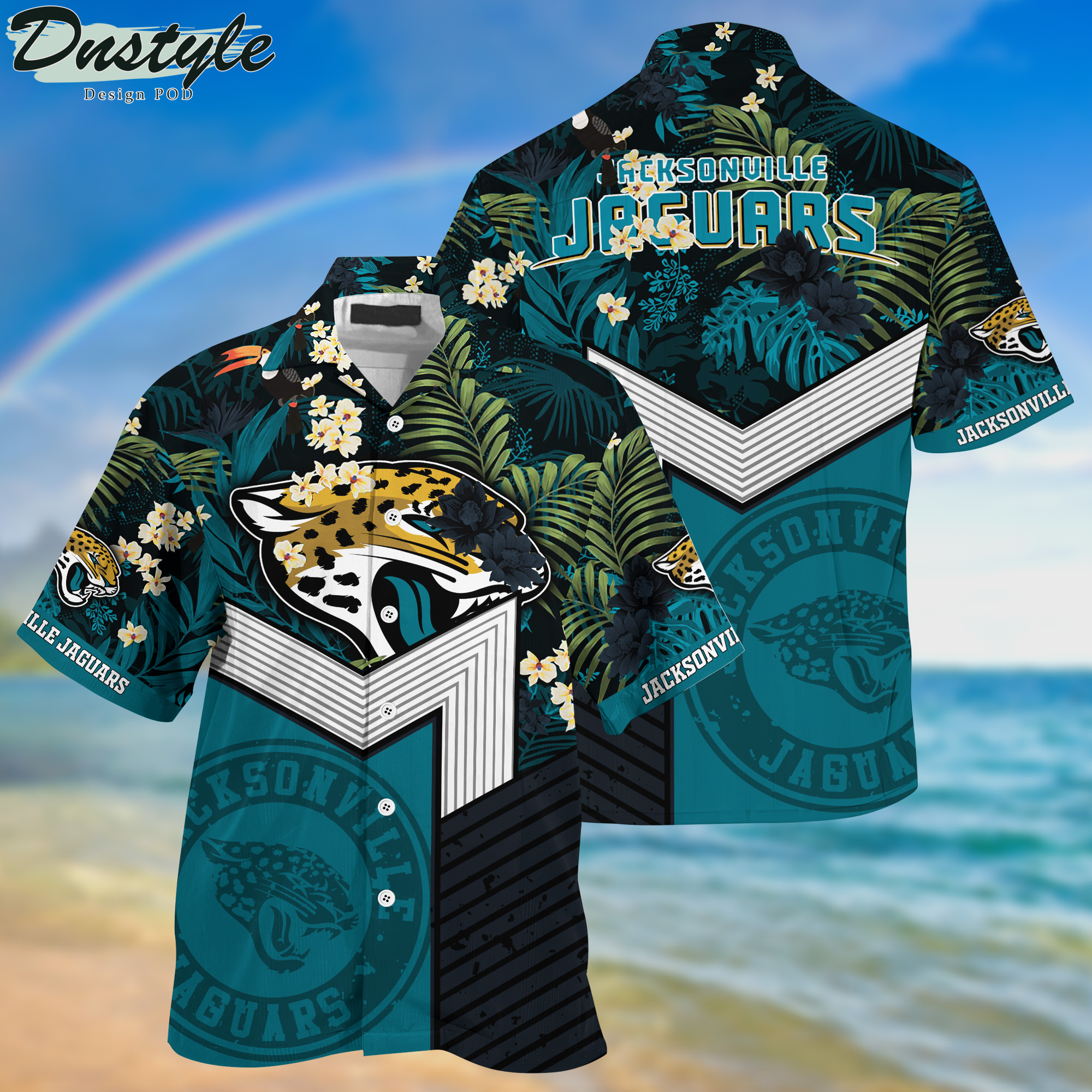 Jacksonville Jaguars Hawaii Shirt And Shorts New Collection
