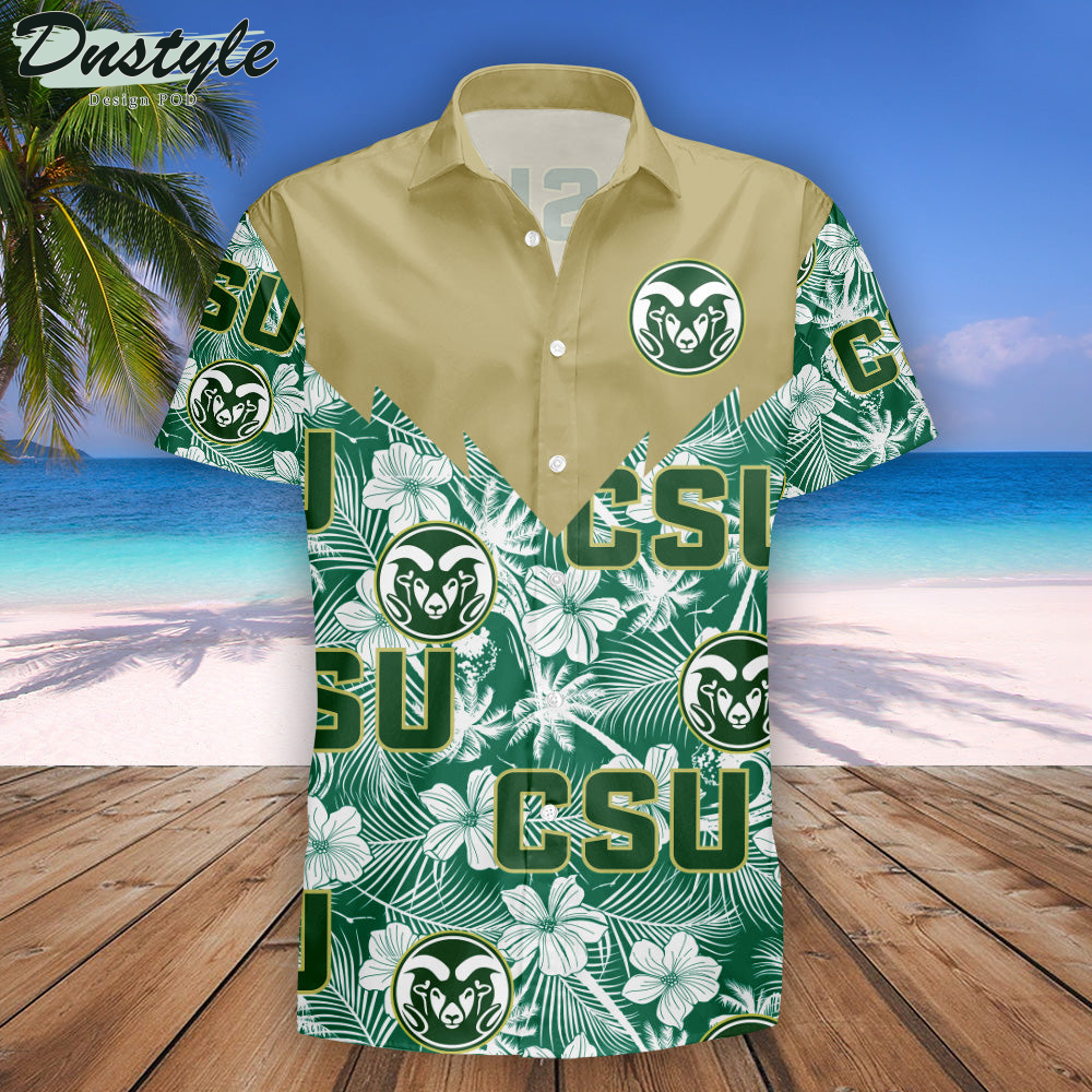 Colorado State Rams Tropical Seamless NCAA Hawaii Shirt