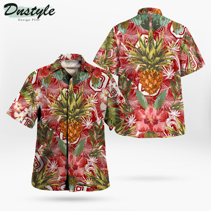 Brown Bears Pineapple Tropical Hawaiian Shirt