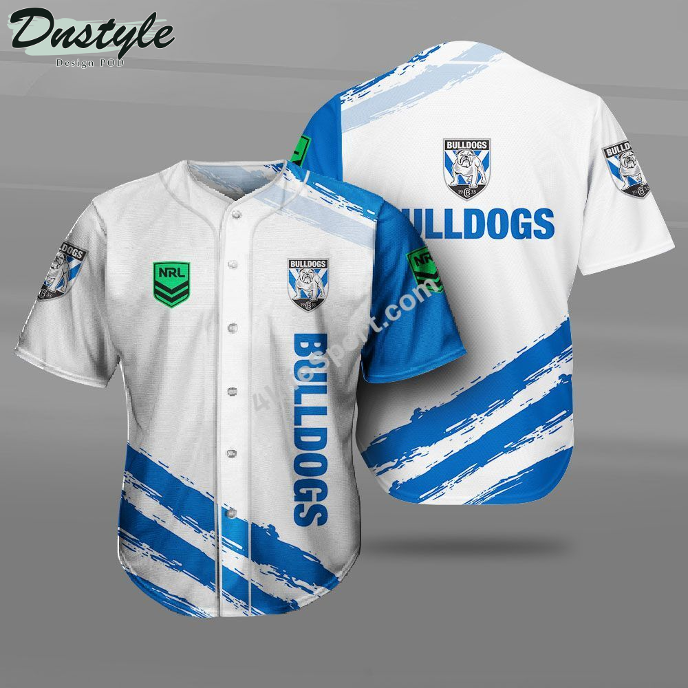 Canterbury Bulldogs Baseball Jersey Shirt