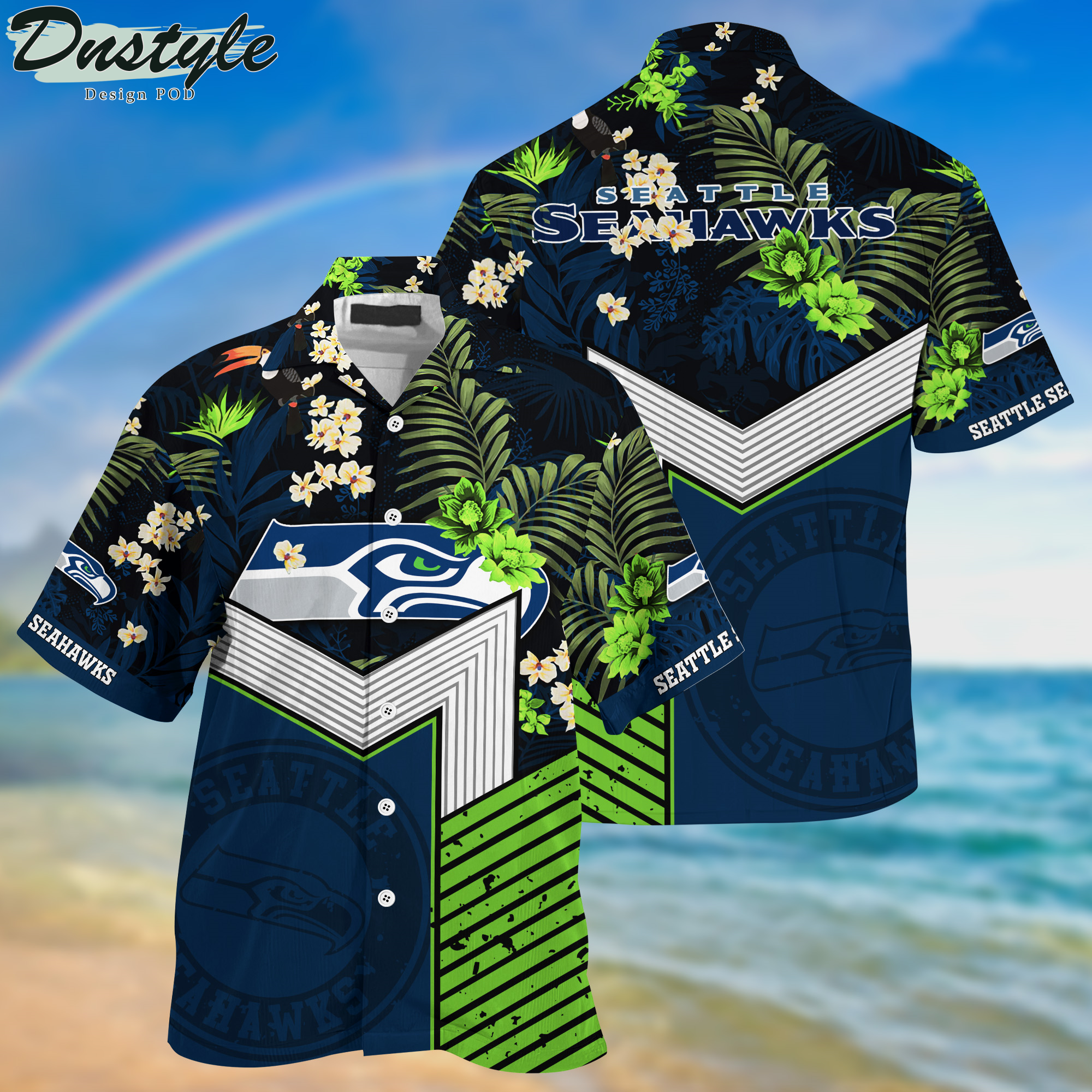 Seattle Seahawks Hawaii Shirt And Shorts New Collection