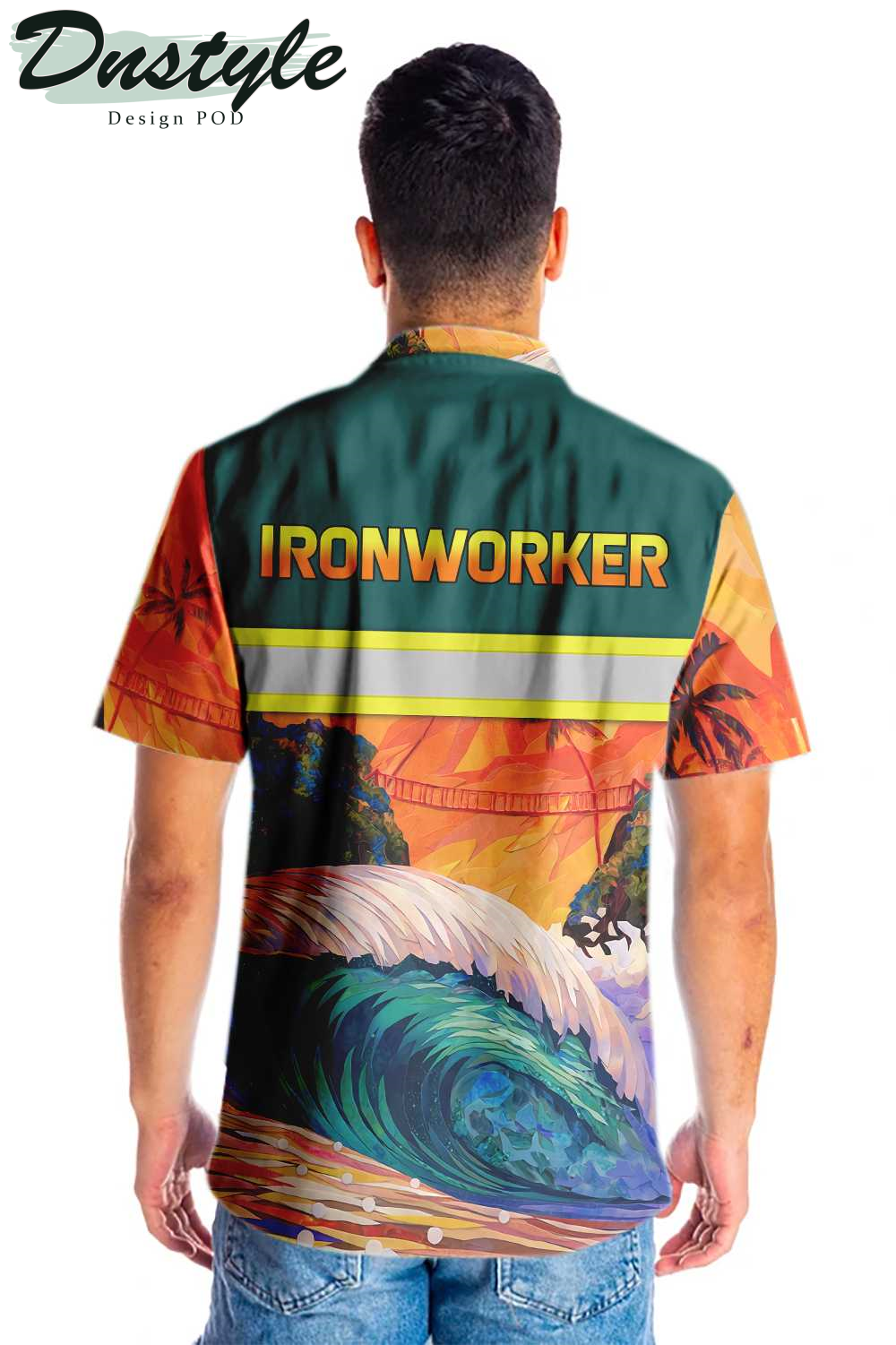 Ironworker Emerald Beach Hawaiian Shirt