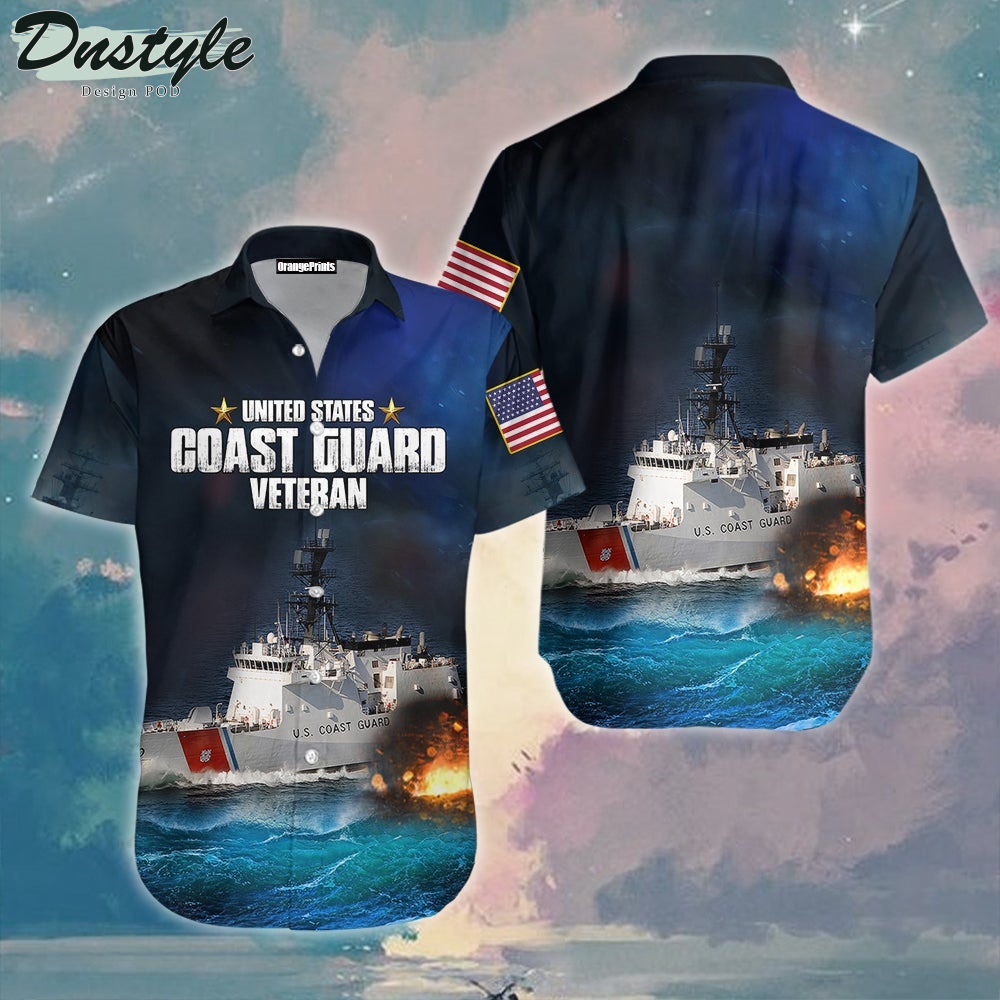 Coast Guard Veteran Hawaiian Shirt