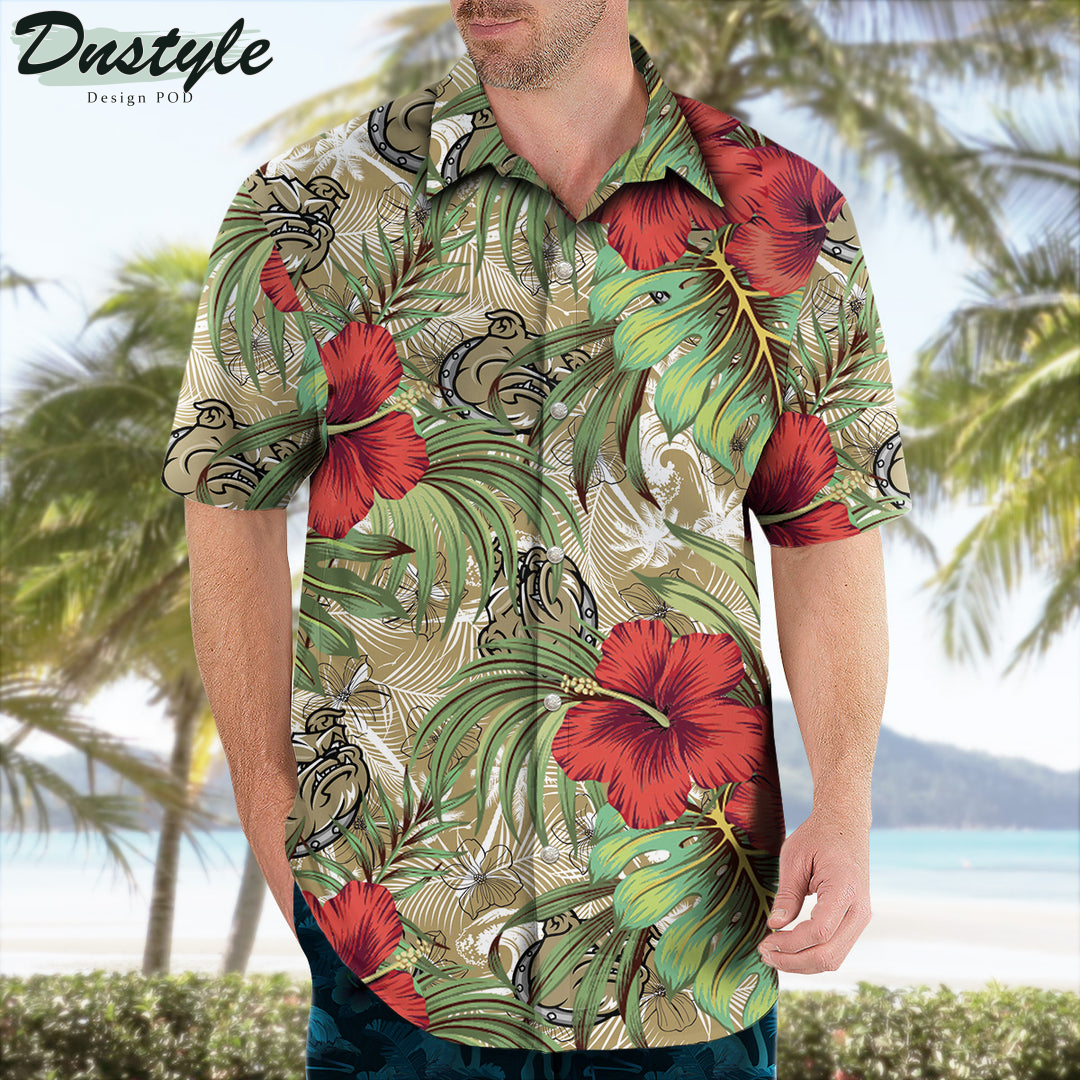 Bryant Bulldogs Hibiscus Tropical Hawaii Shirt
