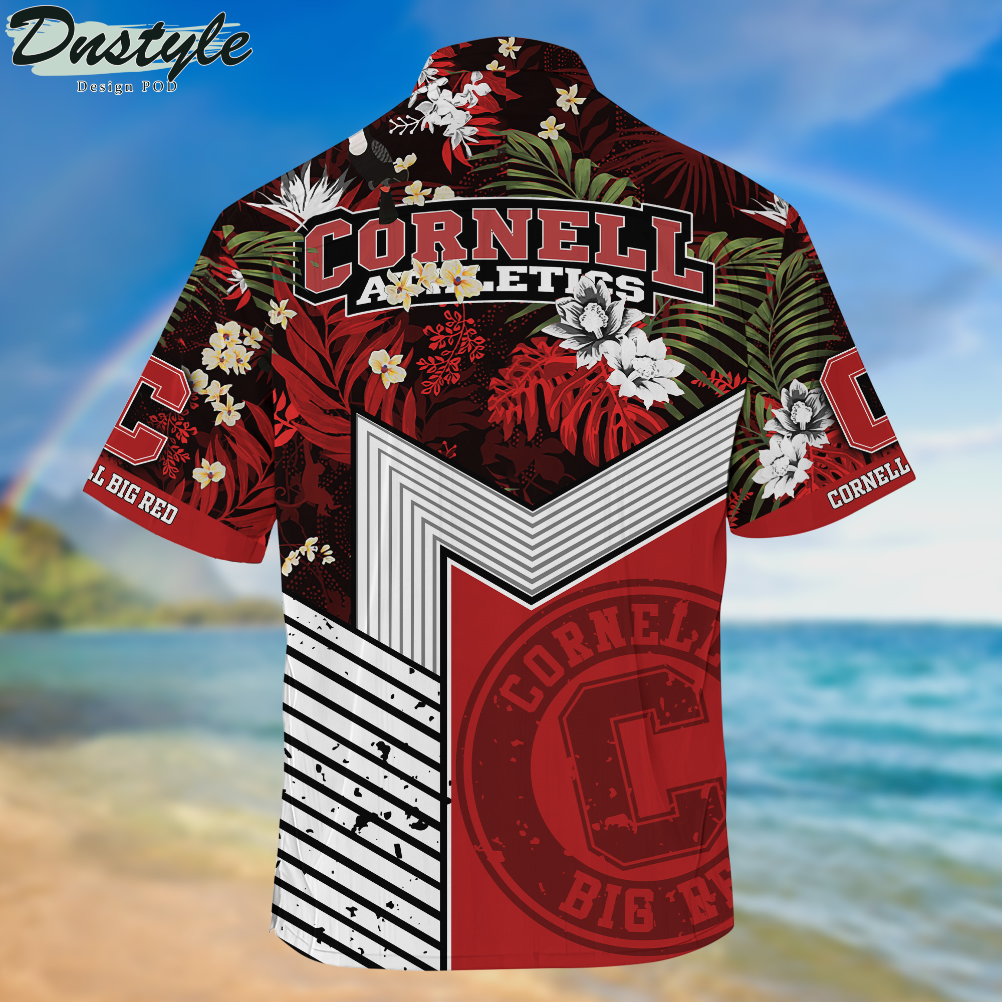 Cornell Big Red Hawaii Shirt And Shorts New Collection