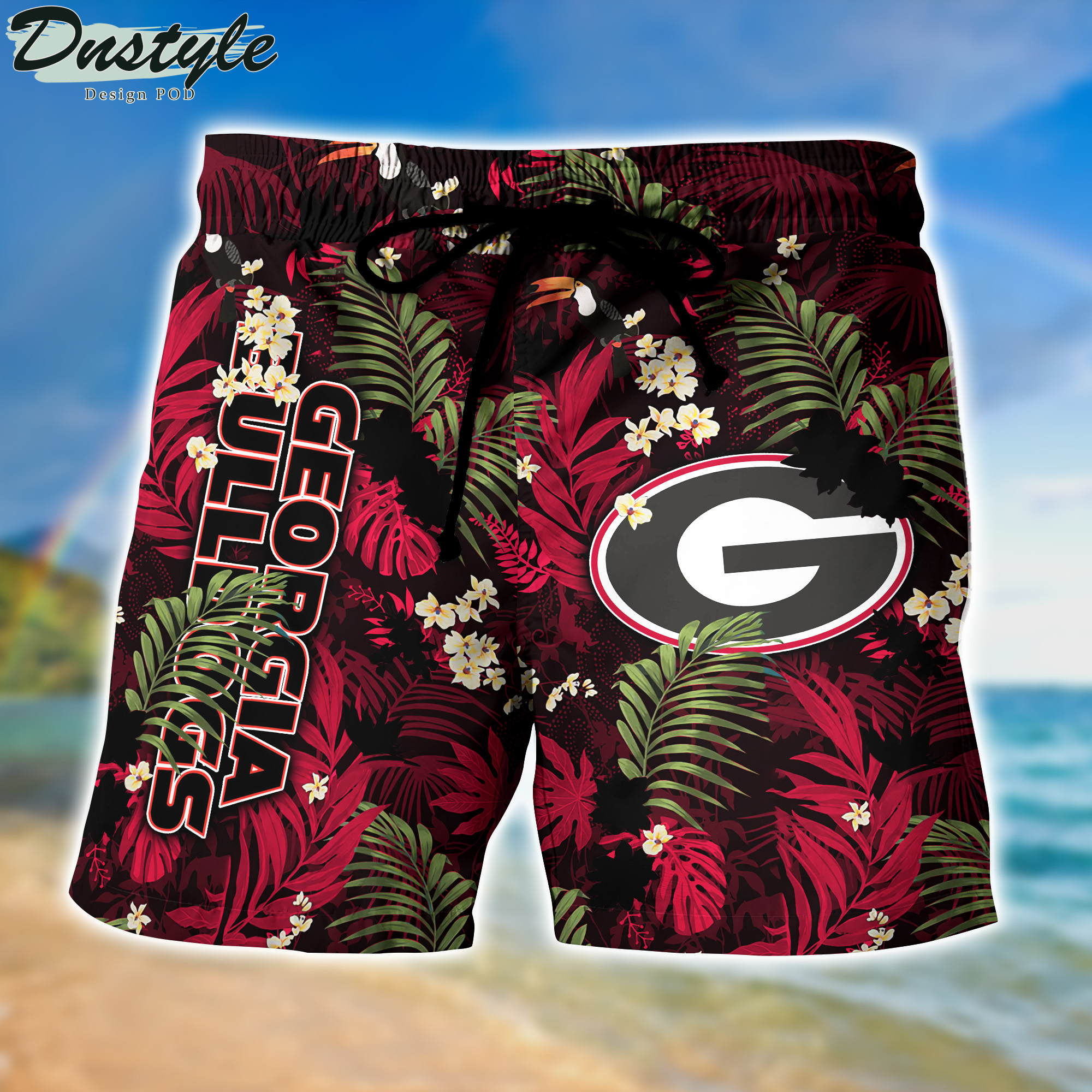 Georgia Bulldogs Tropical New Collection Hawaii Shirt And Shorts