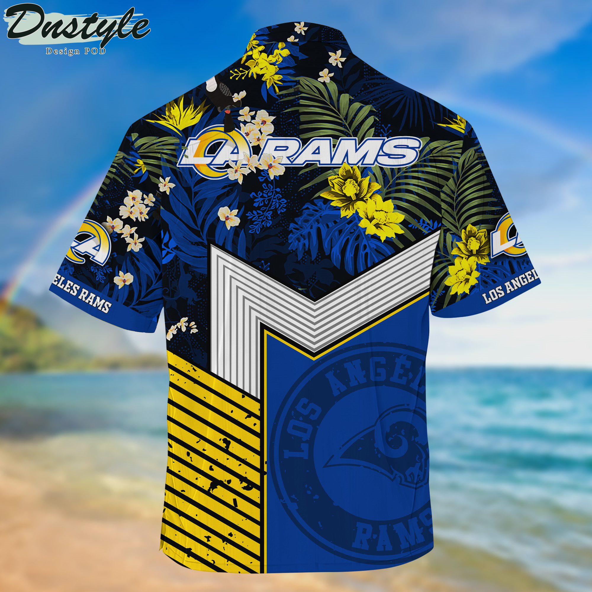 Los Angeles Rams Hawaii Shirt And Shorts New Collection