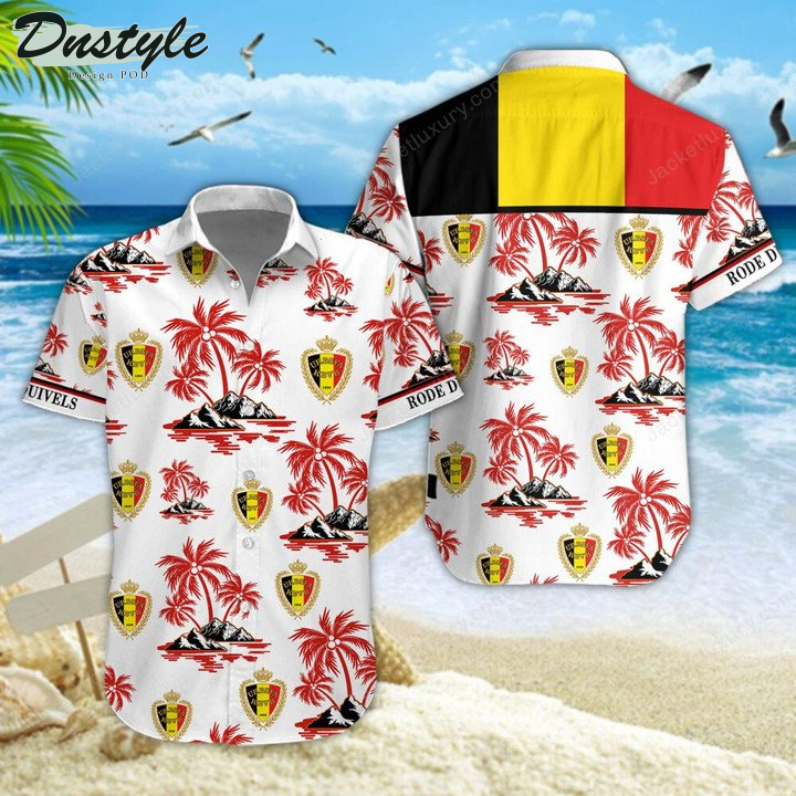 Belgium national football team hawaiian shirt