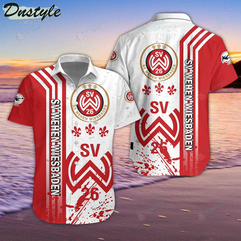 SV Wehen Wiesbaden Red Hawaiian Shirt