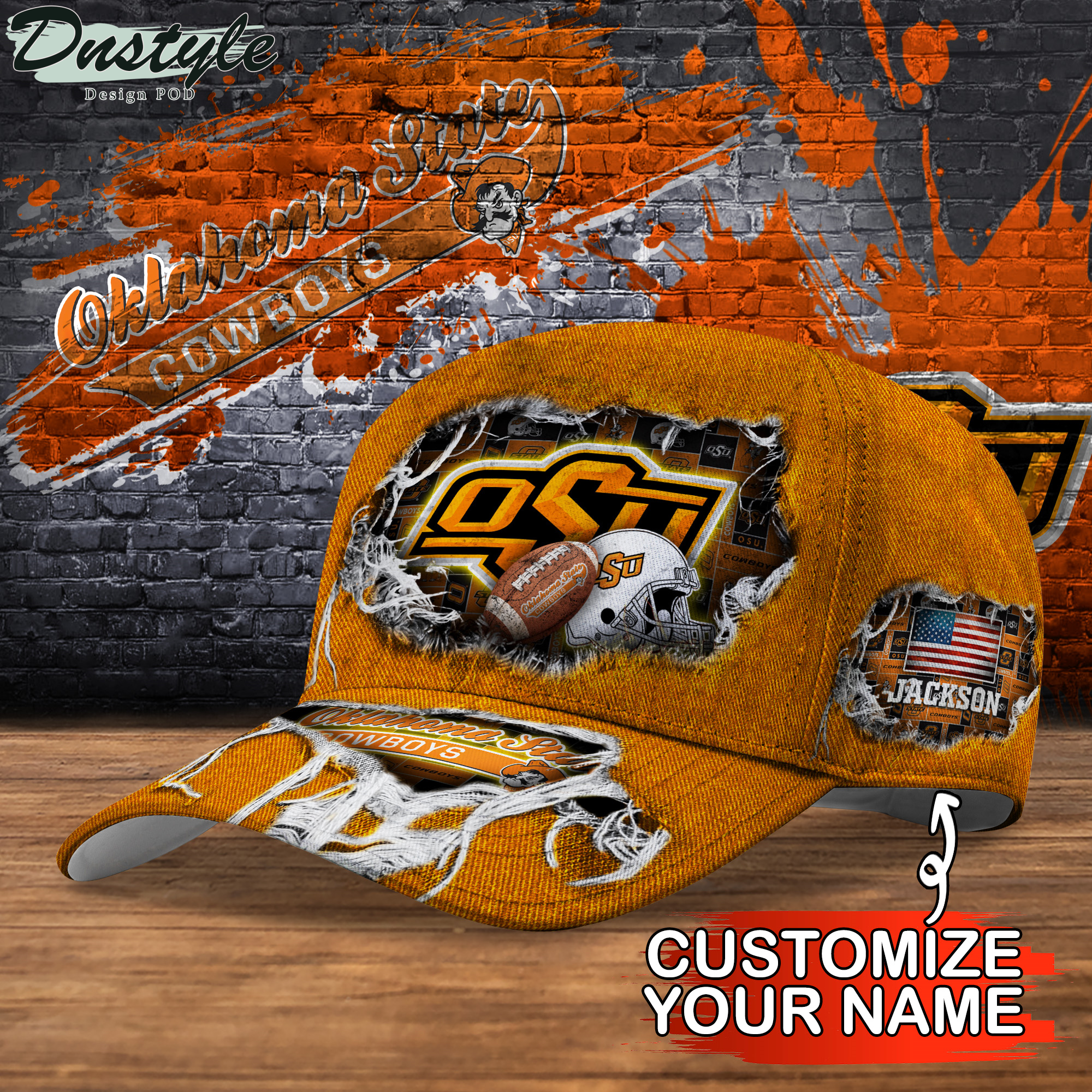 Oklahoma State Cowboys NCAA Trending 2022 Personalize Cap
