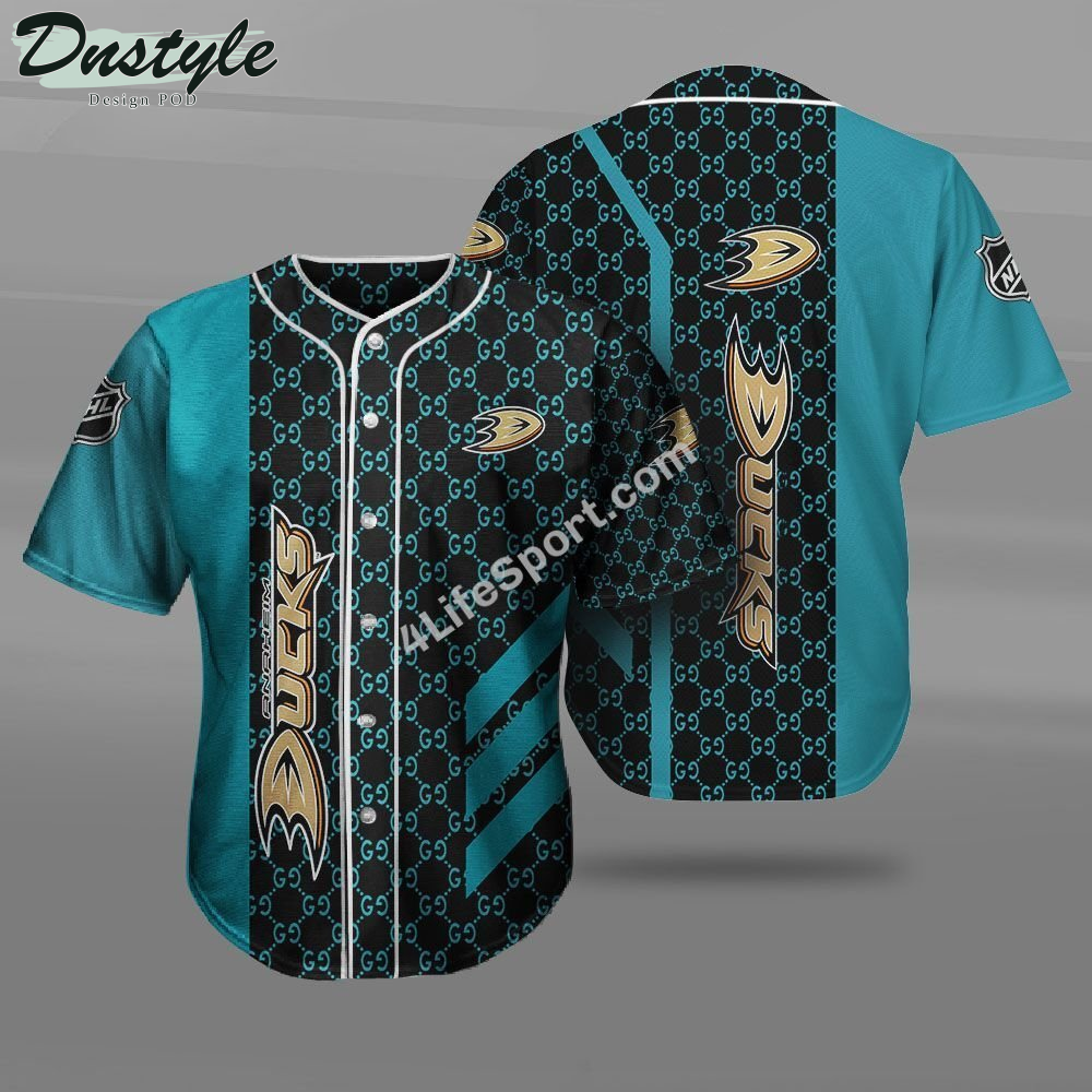 Anaheim Ducks Gucci Baseball Jersey