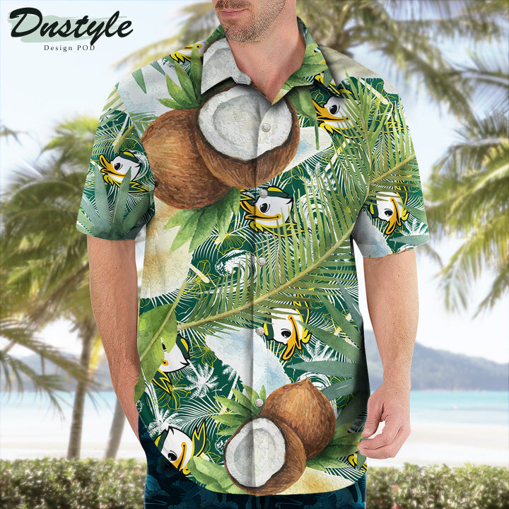 Oregon Ducks Coconut Tropical Hawaiian Shirt