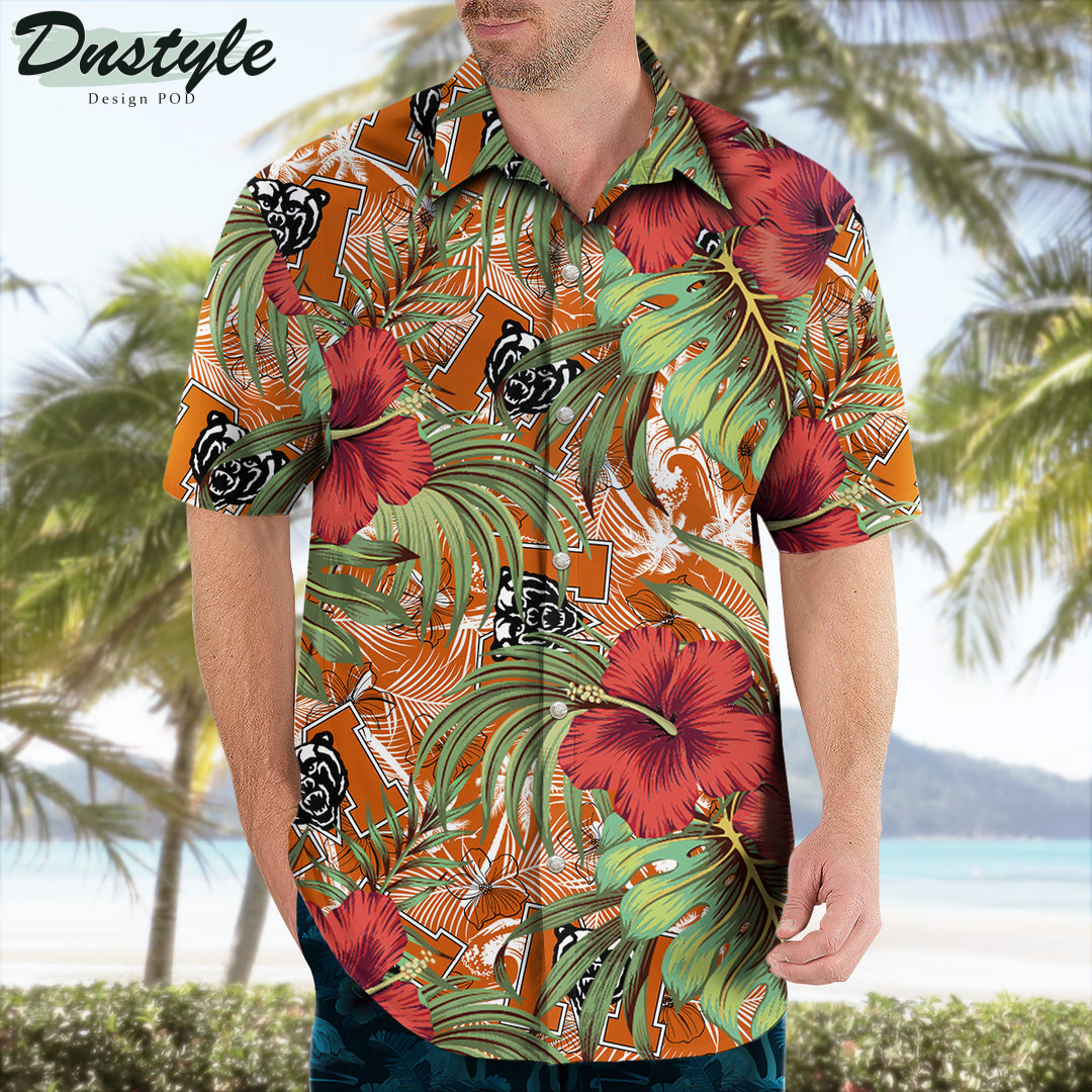 Mercer Bears Hibiscus Tropical Hawaii Shirt