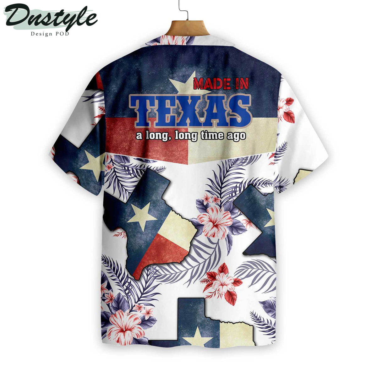 Floral Texas Hibiscus Hawaiian Shirt