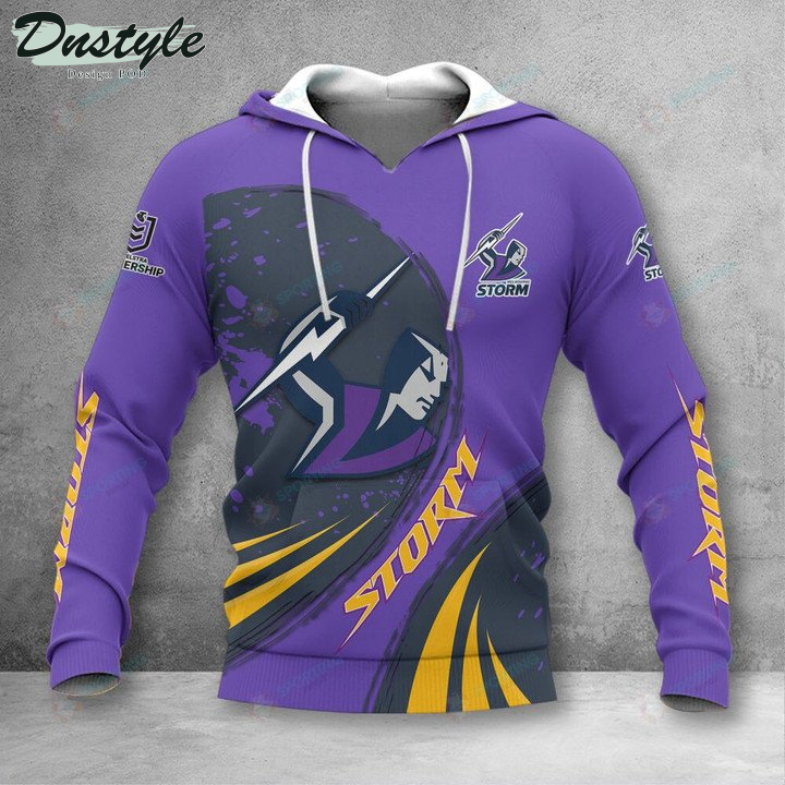 Melbourne Storm 2022 NRL 3D Hoodie