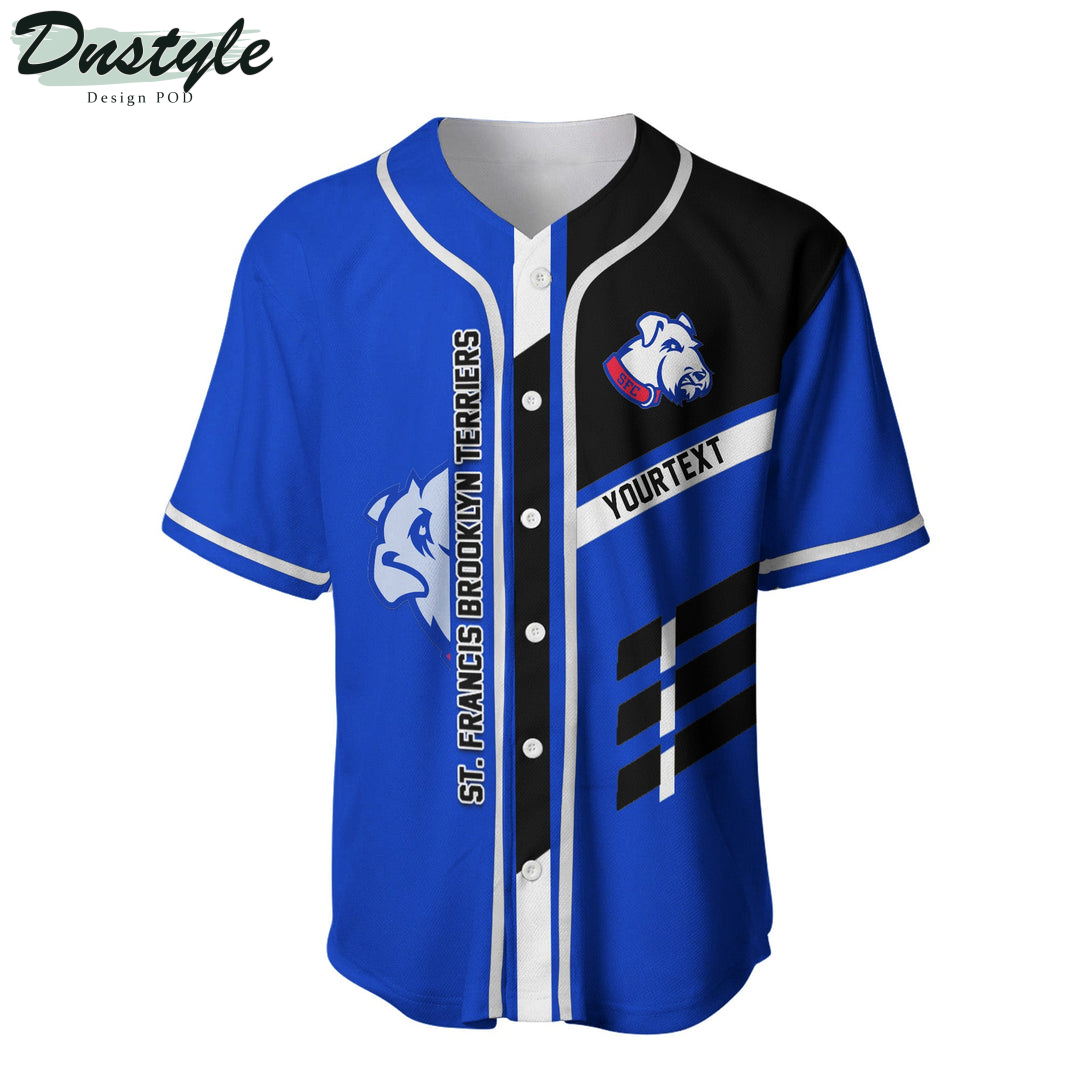 St. Francis Brooklyn Terriers Custom Name Baseball Jersey