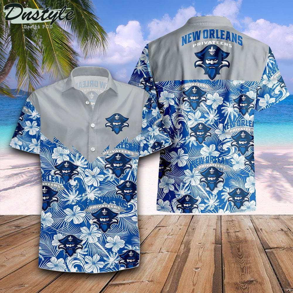New Orleans Privateers Tropical Seamless NCAA Hawaii Shirt