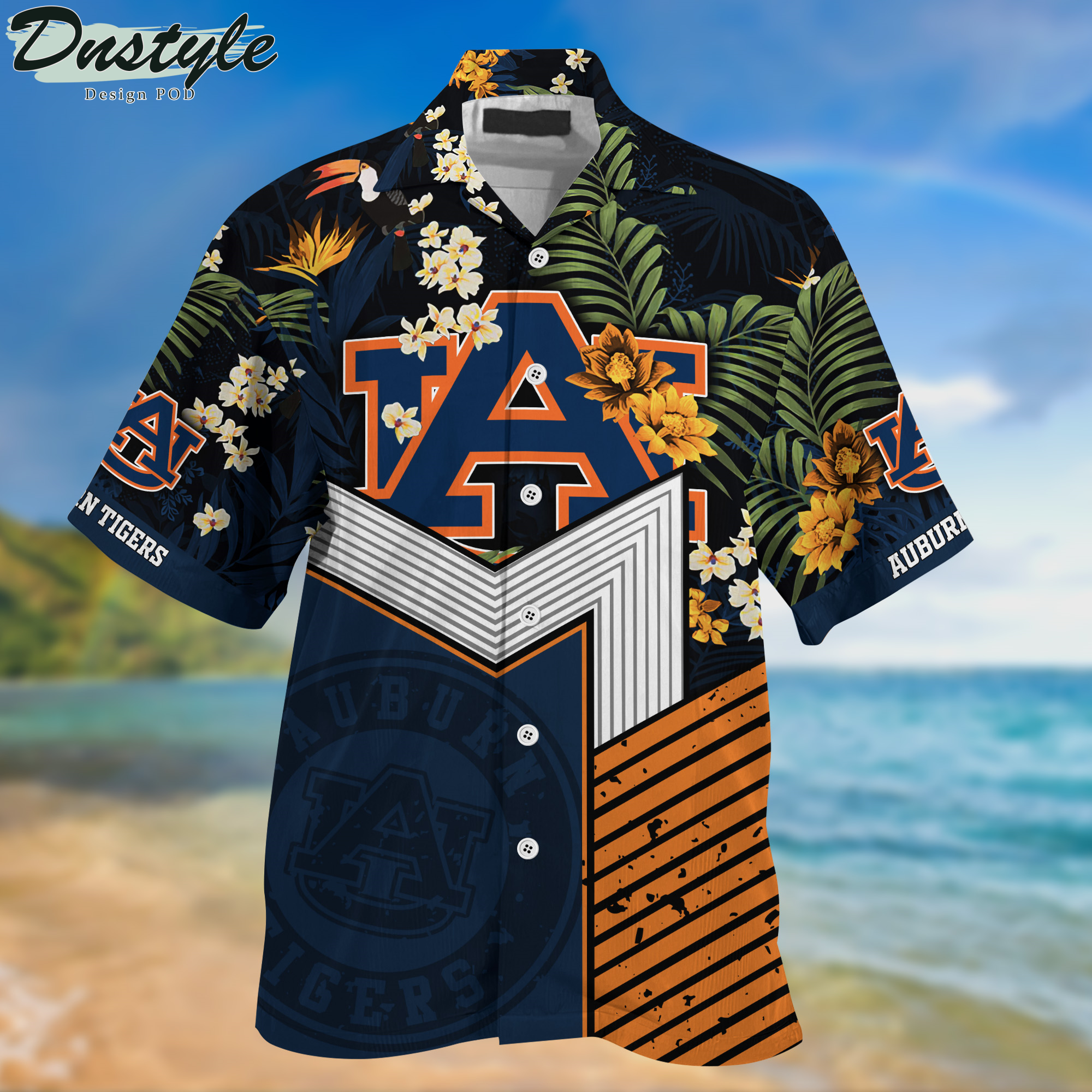 Auburn Tigers Tropical New Collection Hawaii Shirt And Shorts