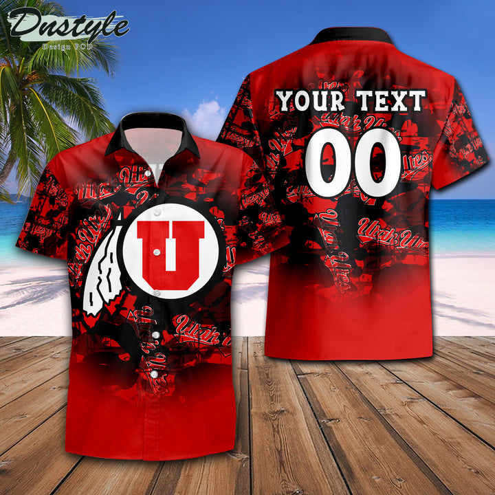Personalized Utah Utes Camouflage Vintage NCAA Hawaii Shirt