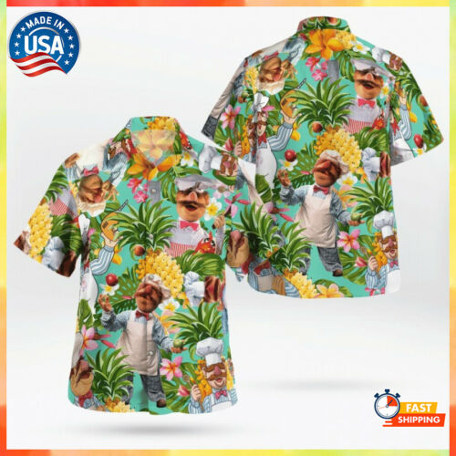 The Swedish Chef Muppetts Tropical Hawaiian Shirt