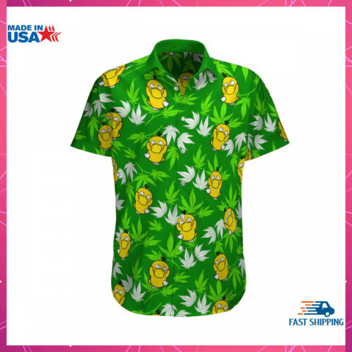 Pokemon Psyduck Tropical Beach Hawaiian Shirt
