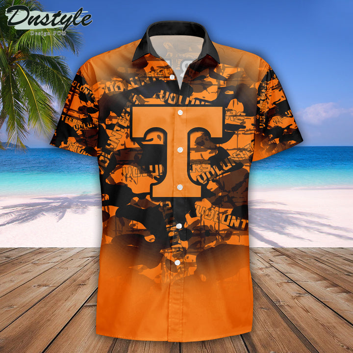 Personalized Tennessee Volunteers Camouflage Vintage NCAA Hawaii Shirt