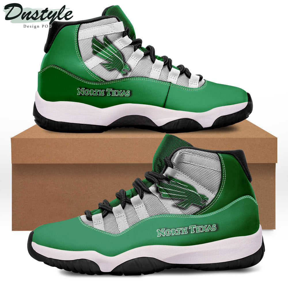 North Texas Mean Green Air Jordan 11 Shoes Sneaker