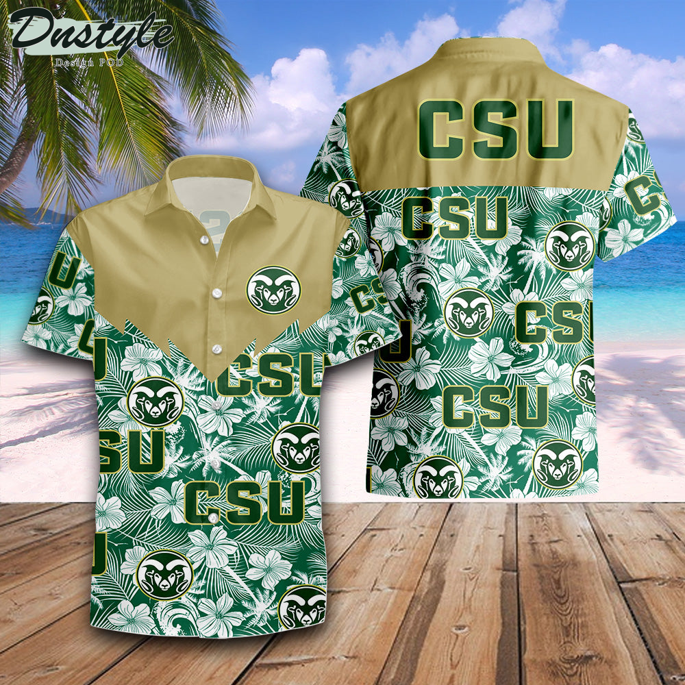 Colorado State Rams Tropical Seamless NCAA Hawaii Shirt