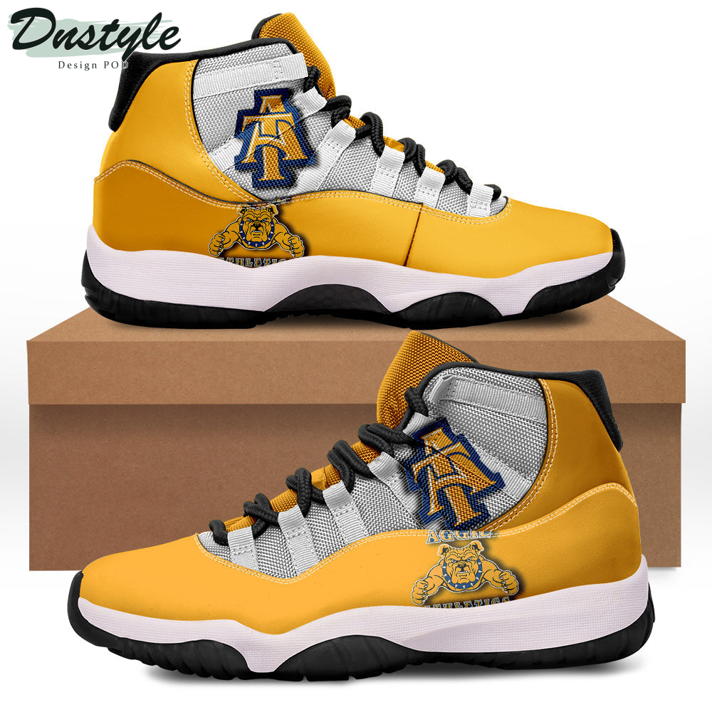 North Carolina A&T Aggies Air Jordan 11 Shoes Sneaker