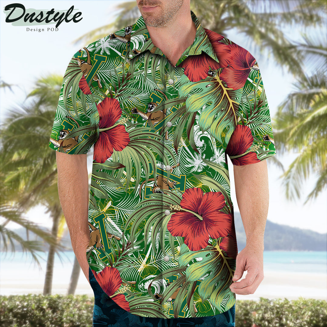 Vermont Catamounts Hibiscus Tropical Hawaii Shirt