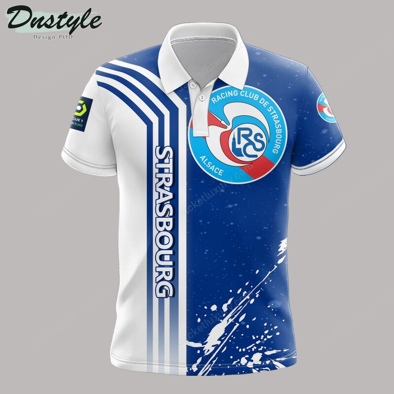 RC Strasbourg Alsace Ligue 1 Polo Shirt