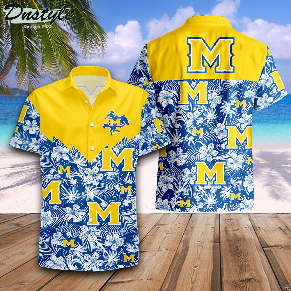 McNeese State Cowboys Tropical Seamless NCAA Hawaii Shirt