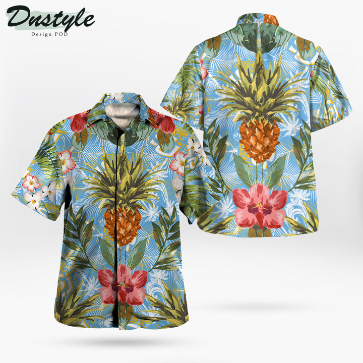 Southern Jaguars Pineapple Tropical Hawaiian Shirt