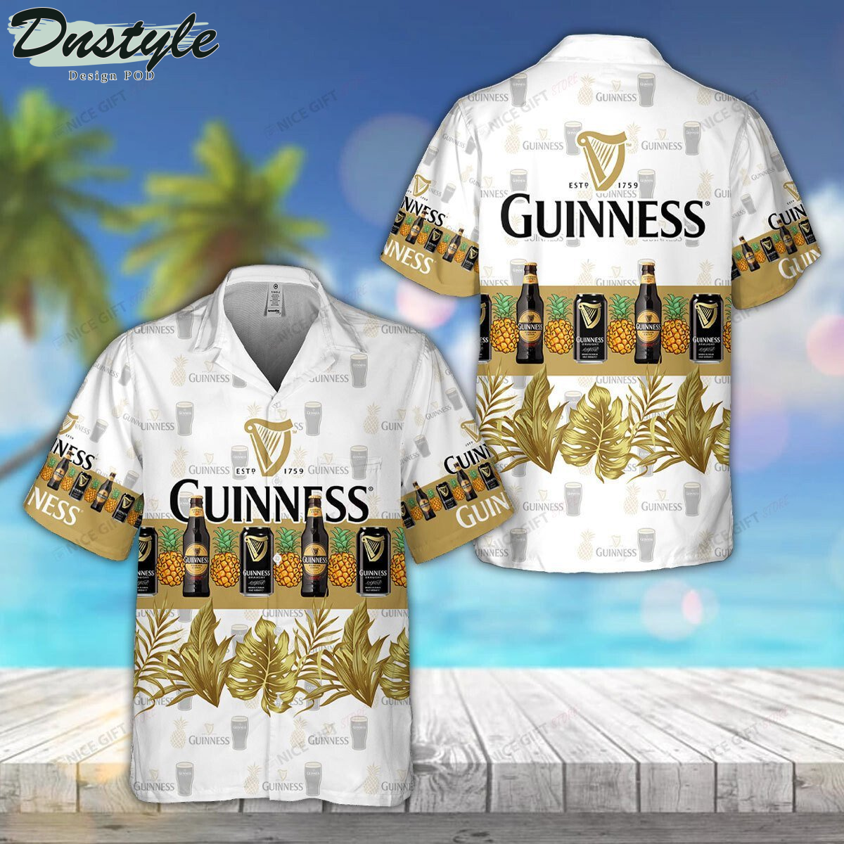 Guinness Hawaii 3D Shirt