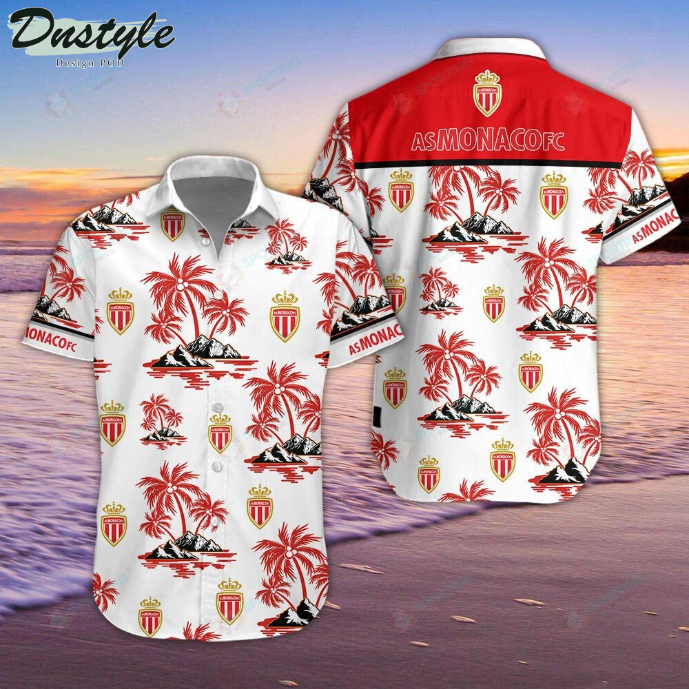 AS Monaco Hawaiian Shirt