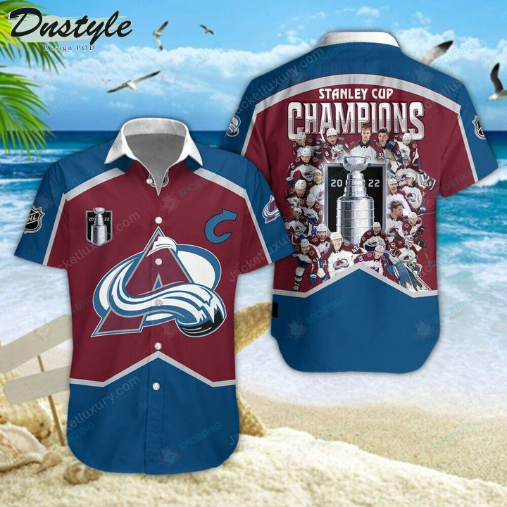 Colorado Avalanche Stanley Cup Champions 2022 Hawaiian Shirt