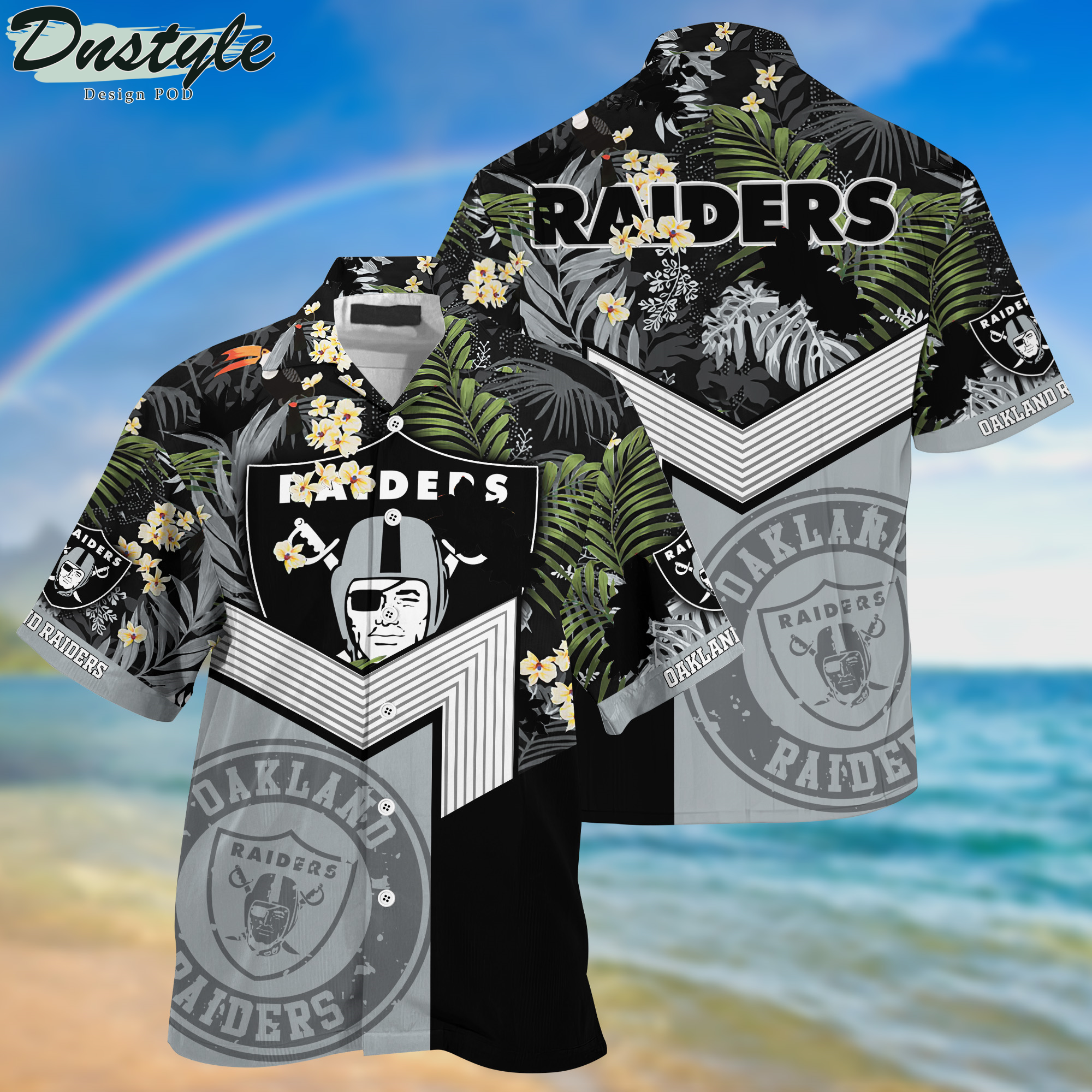 Oakland Raiders Hawaii Shirt And Shorts New Collection