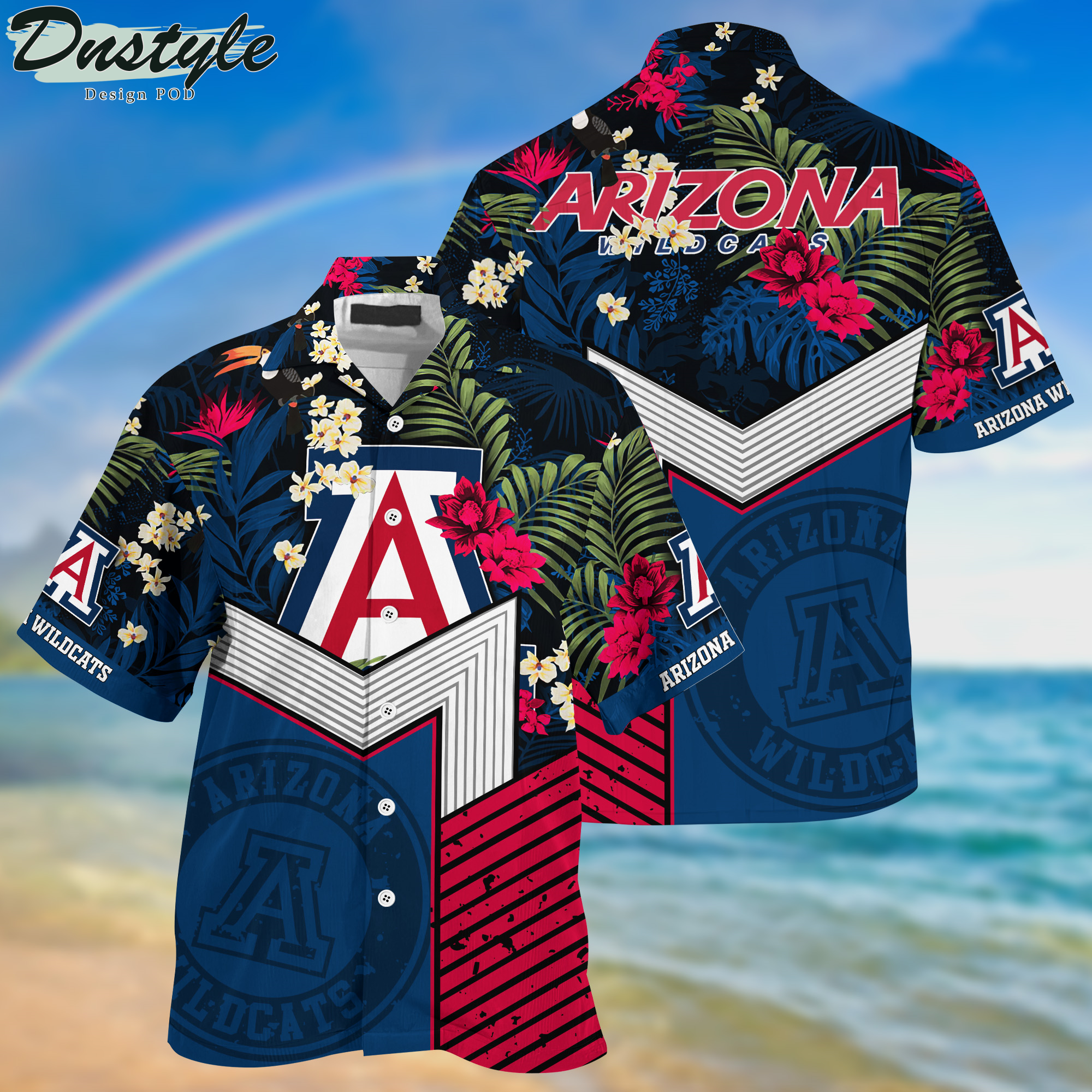 Arizona Wildcats Hawaii Shirt And Shorts New Collection